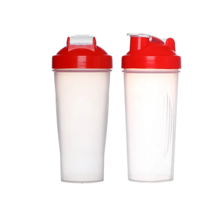 Portable 600ML factory wholesale drinking plastic water bottle gym protein shaker water bottles