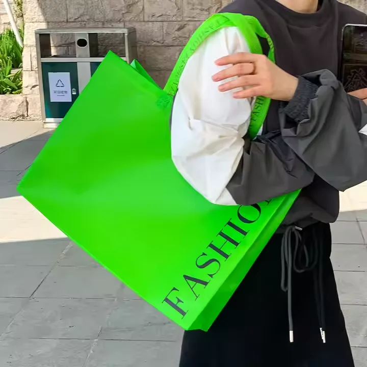 PP Bottom Gusseted Polypropylene Lamination Tote Non-woven Shopping Bag