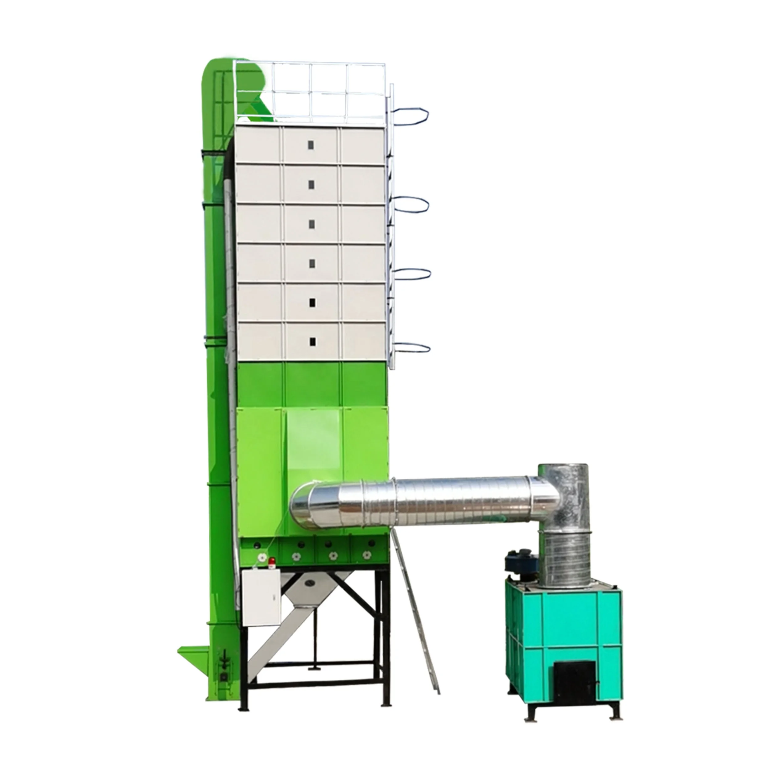 Small size rice mill factory biomass diesel 6Ton paddy rice drying machine vertical grain corn machine Hot Wind Drying Machine