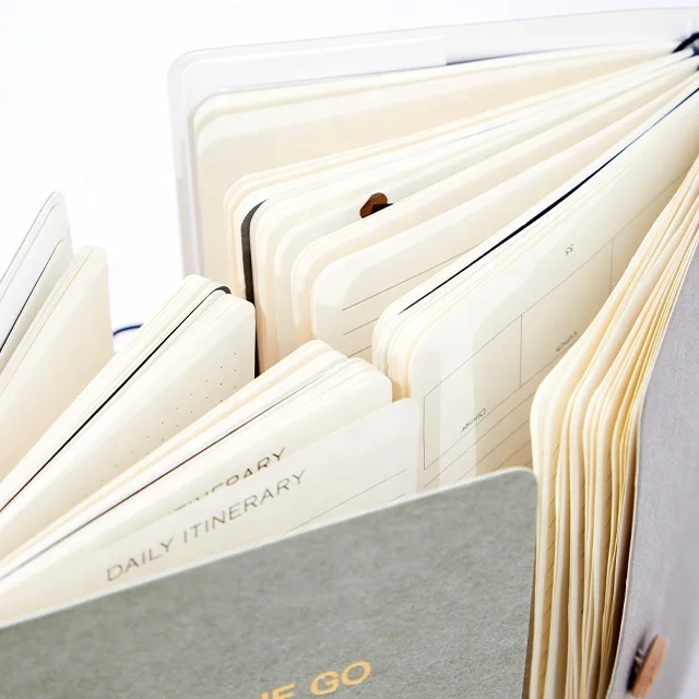Wholesale Washed Kraft Cover Eco Friendly Notebooks With Buckle for Business Office And Students