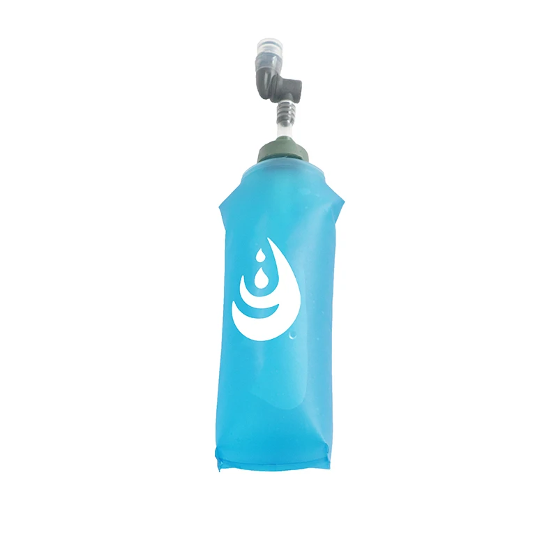 500ml Bpa-free Soft Flask Folding Collapsible Rotatable Bite Valve Tpu Water Bottle