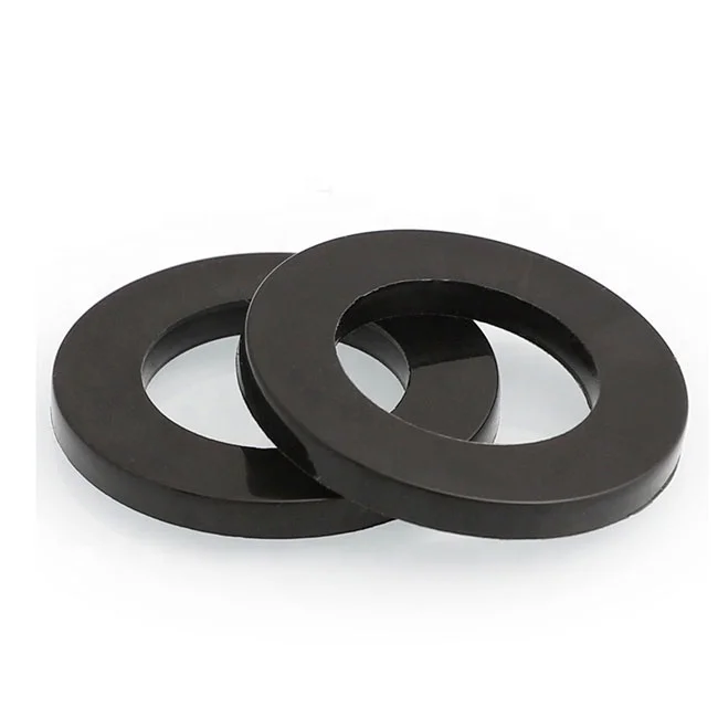 Low Price High Temperature Resistant Black Nylon Flat Washer M12