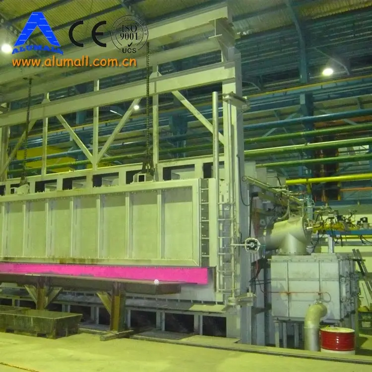Large Capacity Natural Gas Stationary Regenerative 15 Tons Aluminium Melting Furnace