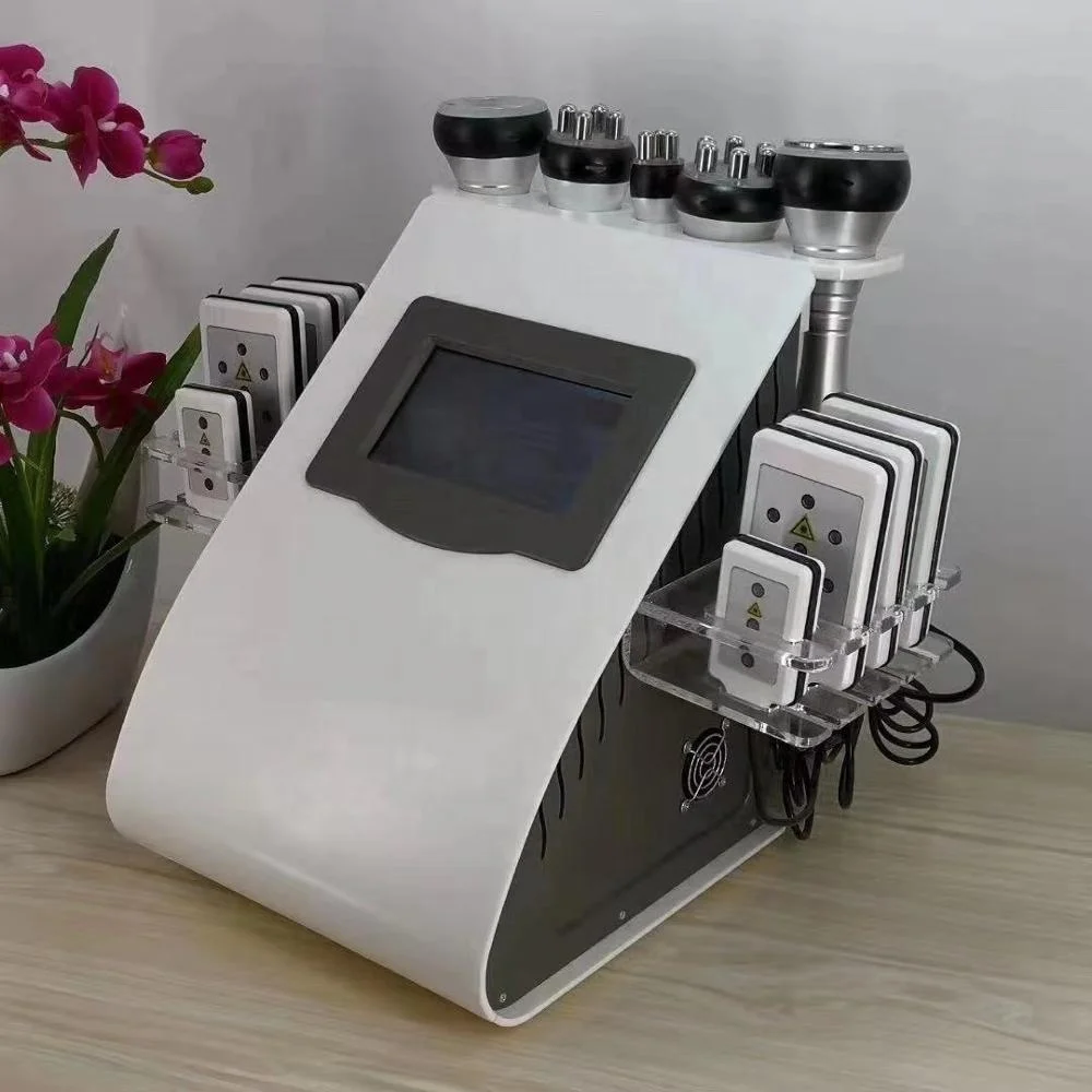 40K+RF Cavitation Ultrasonic 6 In 1 lipo Slimming Machine/Rf Lipo Cavitation Machine Laser/ Weight Lose Machine