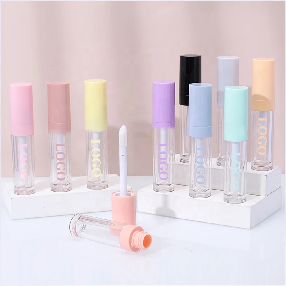 Индивидуальная Капсульная розовая туба для блеска губ Custe 2 мл 3 4 5 маленькая