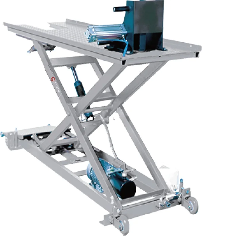 300kg Motorcycle Lifter Hydraulic Lifting Table Bike Lift Motorcycle Repair Lift Stand for Sale