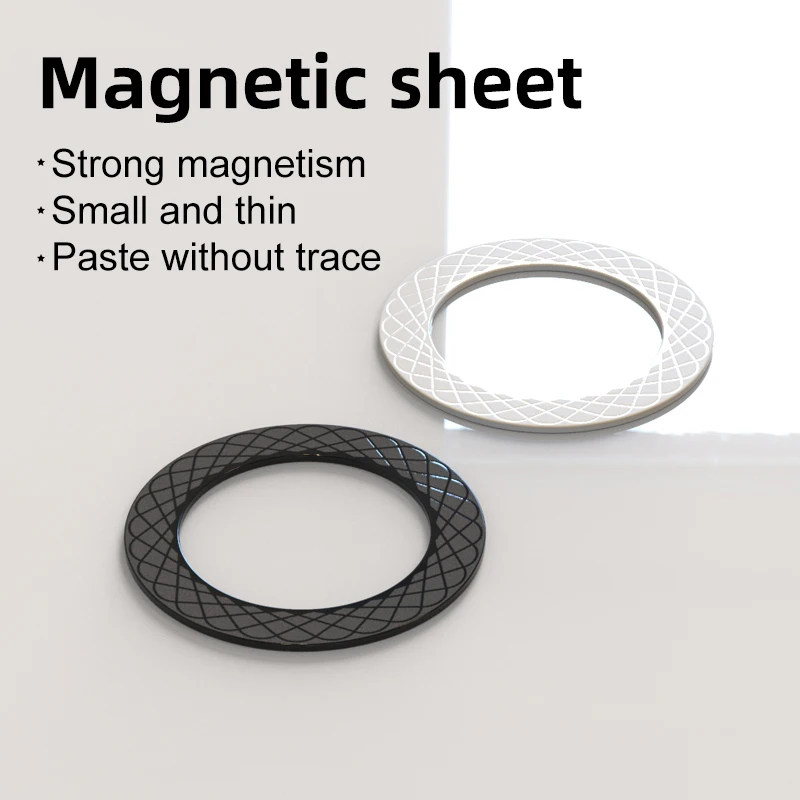 T12 Wholesale Metal Plate Support Wireless Charger Magnetic Sticker Ring for Magsafe iPhone Case 14 13 12