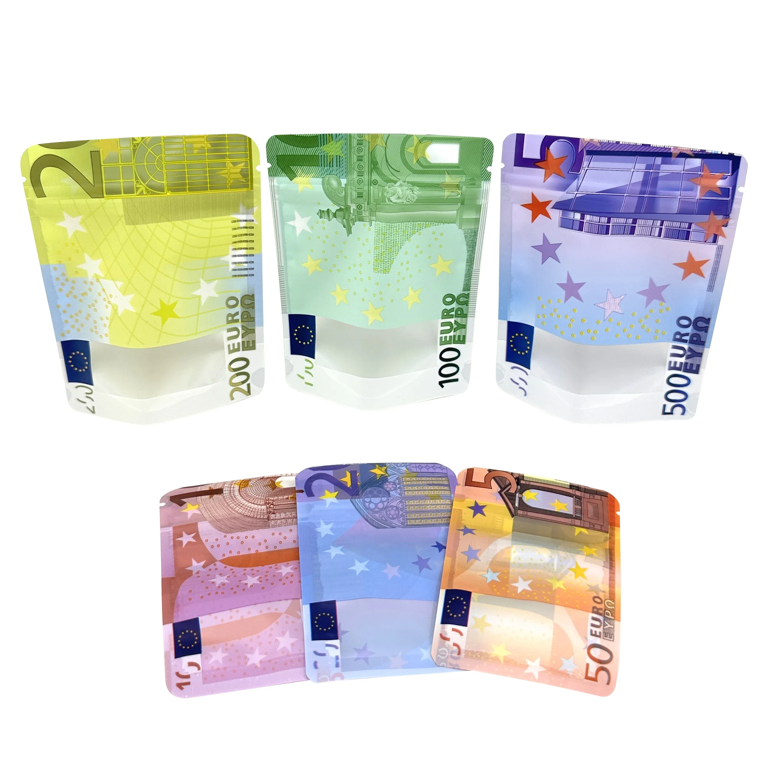 Custom Printed Airless Valve Aluminum Foil Stand Up Type Coffee Pouch die cut mylar bags 7g smell proof