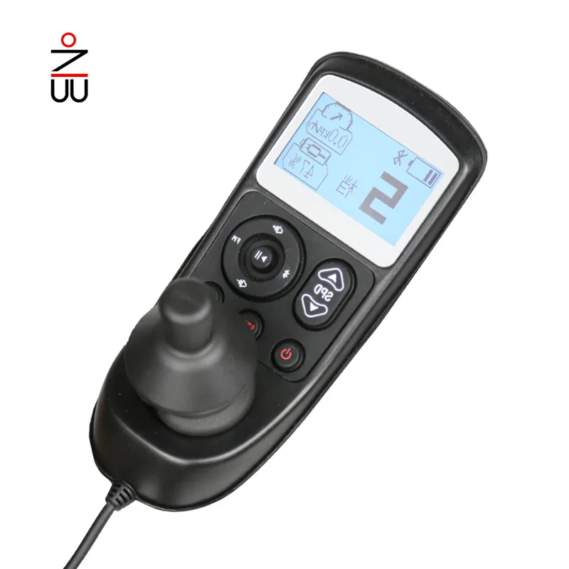 Цифровой бесщеточный Интеллектуальный джойстик для инвалидной коляски с ЖК-дисплеем