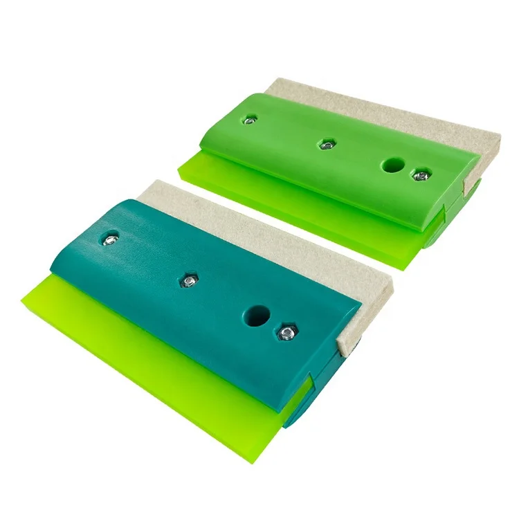 Wool Felt Automotive Vinyl Spatula Wrapping Rubber Tools Squeegee Vinyl Wrap Sticker Tool Scraper For Wool