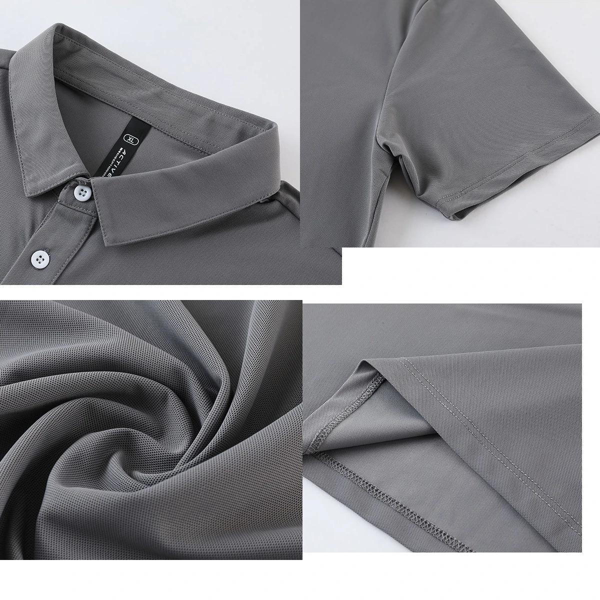 High Quality Men Polo T Shirt Custom Print Sport Golf Activewear Quick Dry Gym Shirt Breathable Short Sleeve Tops Polo shirt