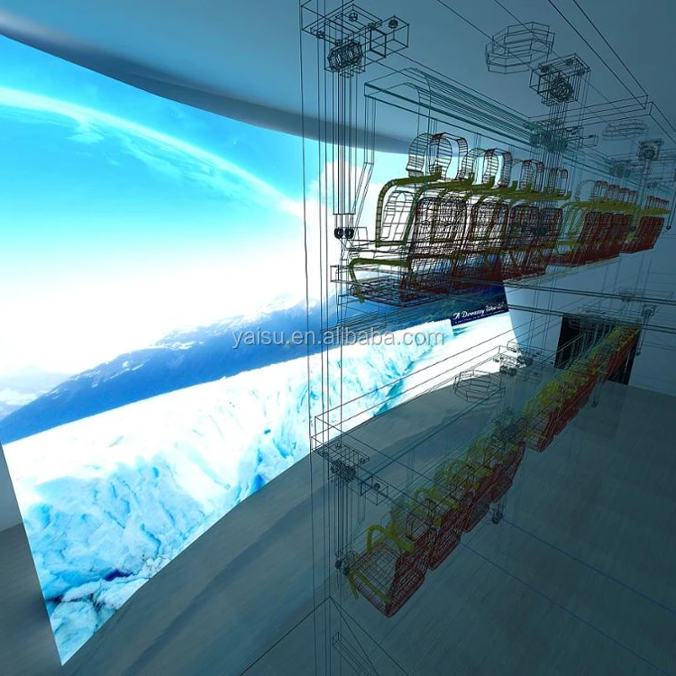 Attractive Virtual Reality 9d Flying Cinema