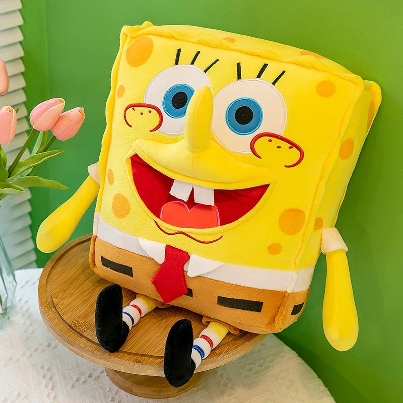 DHFWholesale Stuffed Animals Sponges Plush Toys Baby Pillow Bobs Patrick Star Animal Sponge Dolls Bob Gift Square The Pants Doll