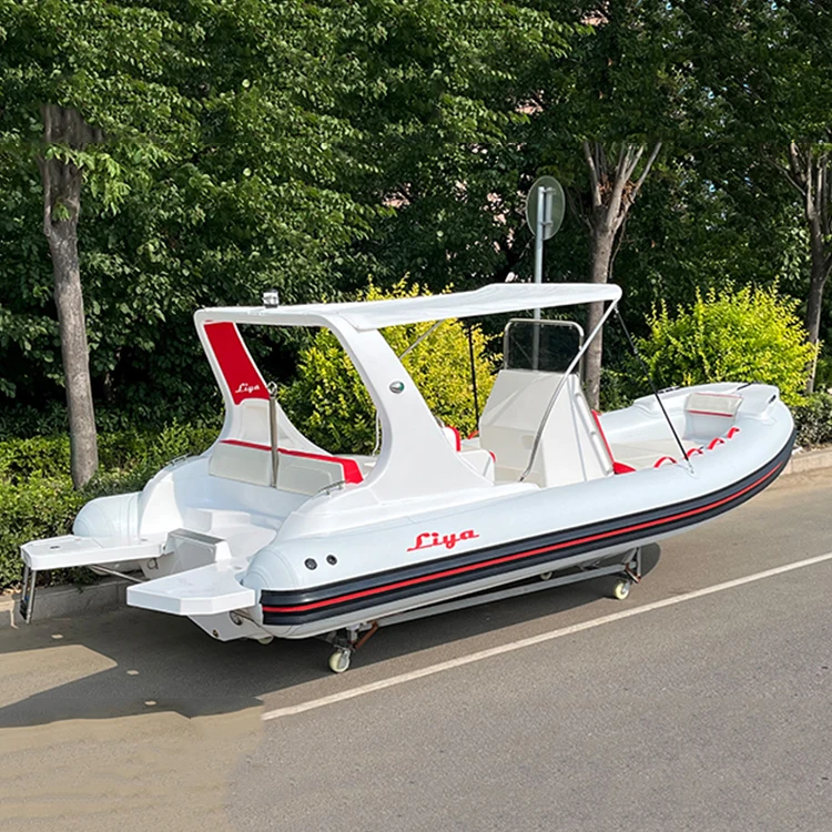 Liya 5.8 meter deluxe rigid inflatable boats 19 foot RIB for sport