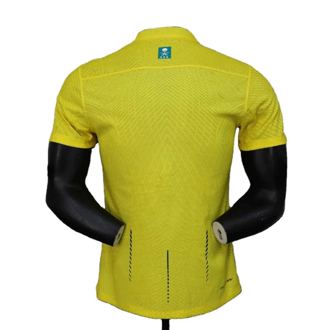 Soccer Uniform Wholesale Customized Service Jersey  Al-Nassr FC Riyadh White Jersey Player Version Football Clothes Supplier
