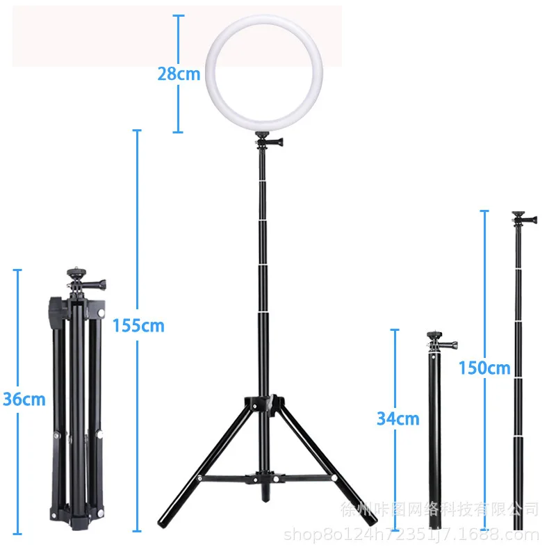 
Beauty led ring light mobile phone selfie photography ring fill live light 