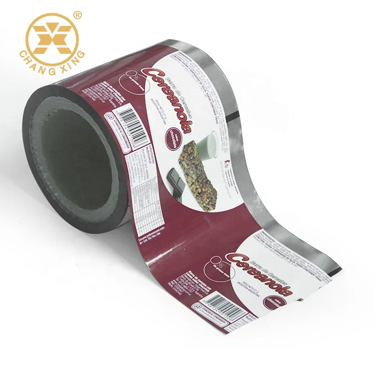 Изготовленные на заказ термоизолируемые обертки для упаковки хлопьев, рулон пленки для ламинирования