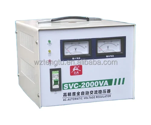 220V/110V 50Hz/60Hz LED Automatic Voltage Regulator Stabilizer SVC 1000 VA 1500VA 2000VA 3000VA 5000VA