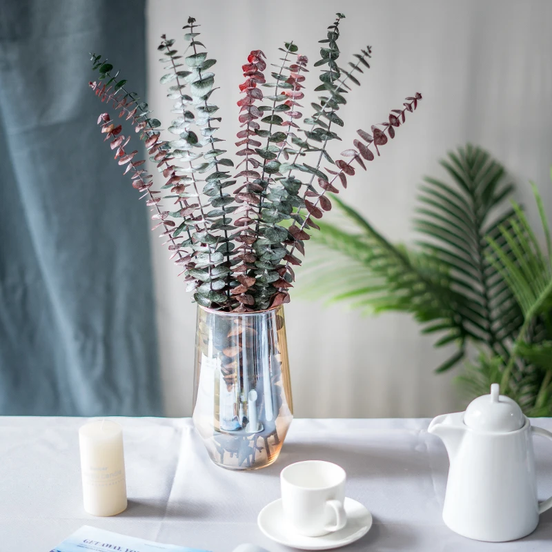 Shopping website top sell natural preserved flowers green eucalyptus for home decor