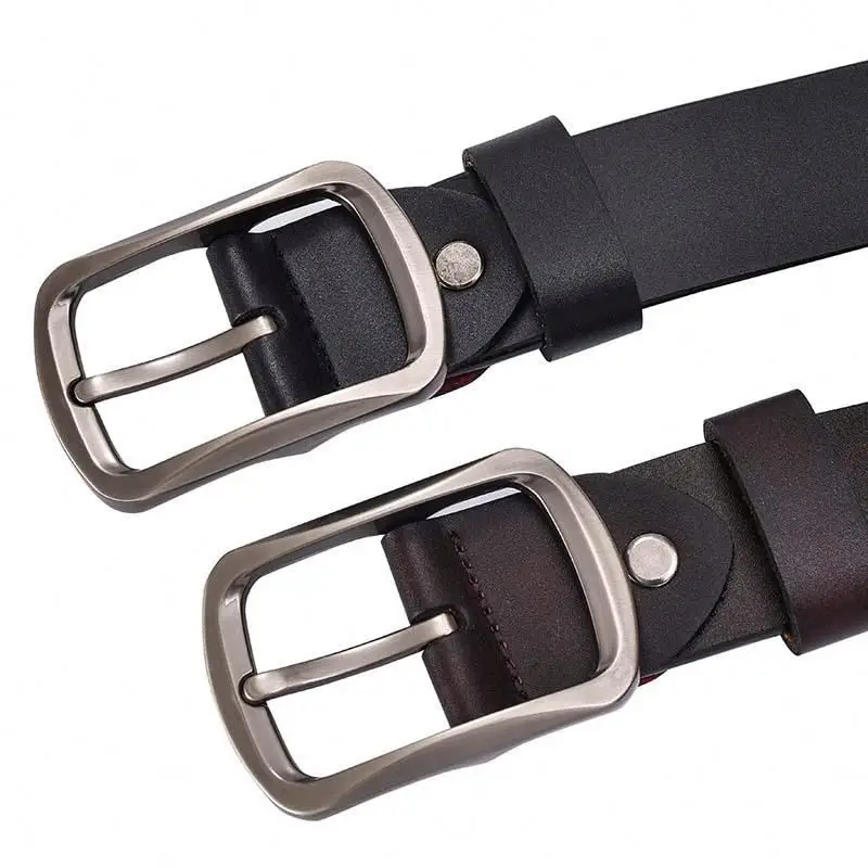 Ремень мужской кожаный на пуговицах, повседневный пояс в стиле ретро с японскими надписями, Молодежный для джинсов