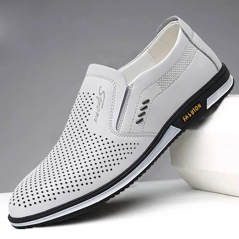 manufacturing genuine golf height increasing chaussure patent boat  for men  leather shoes