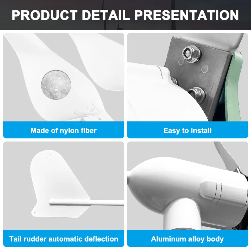 Hot telling home use windmill 12V 24V 48V horizontal 1500w small wind turbine generator for wind power