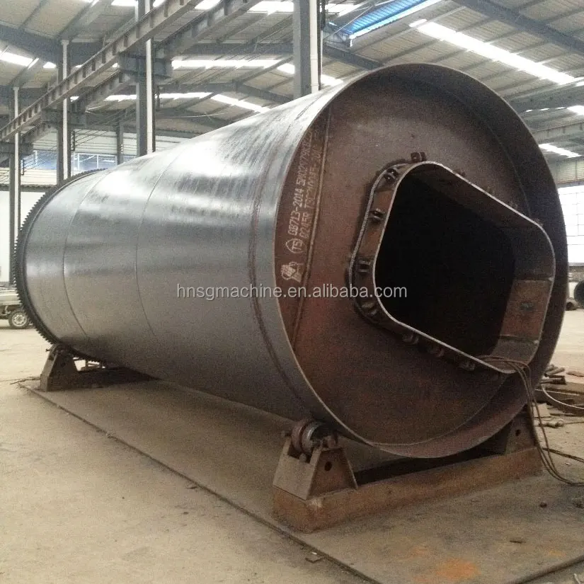 Professional factory batch type pyrolysis equipment waste plastic/tyre/rubber pyrolysis