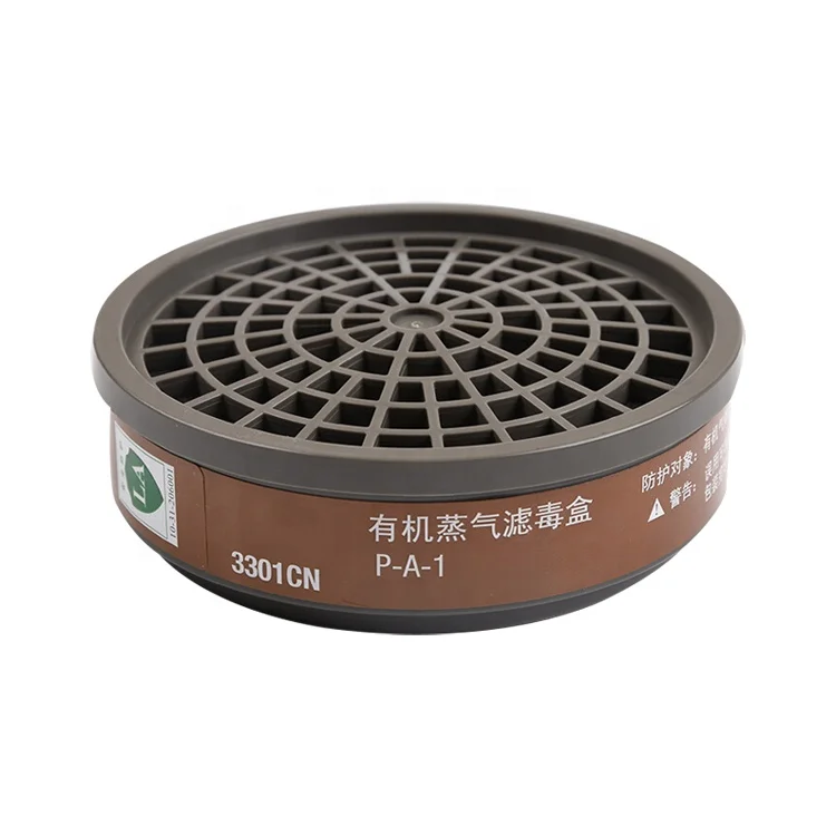 Противогаз с активированным углеродом, с фильтром органического пара 3301CN, картридж с органическим паром для респиратора 3200