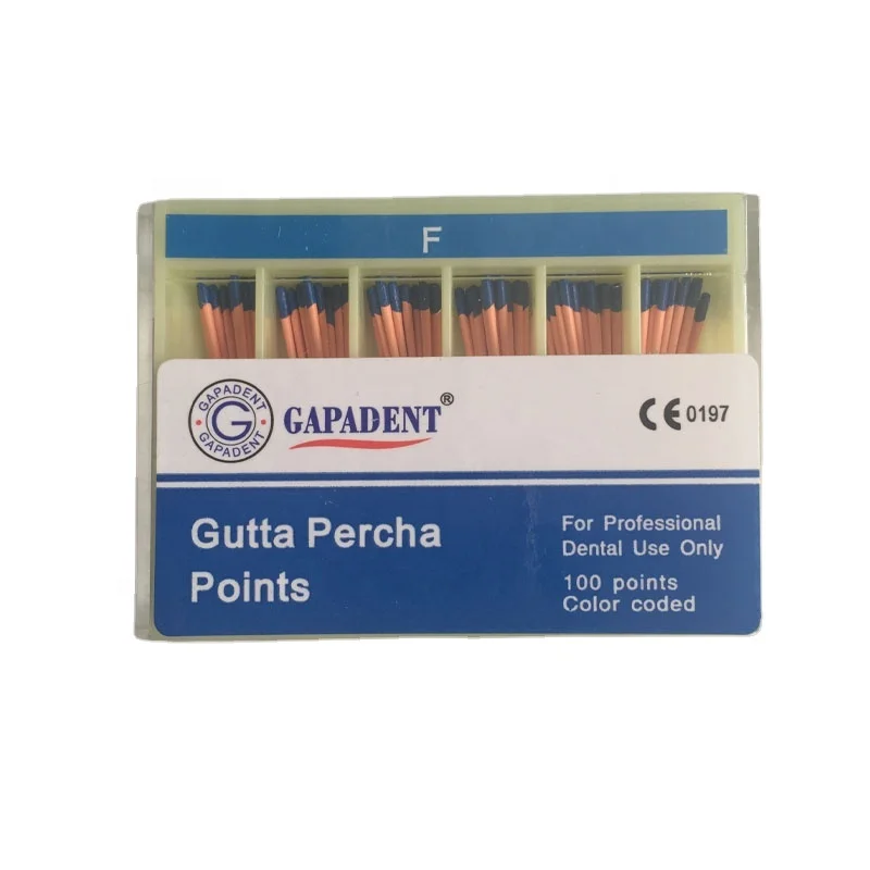 CE Approved Best seller GAPADENT Accessory Gutta Percha Points/ dental Gutta percha points