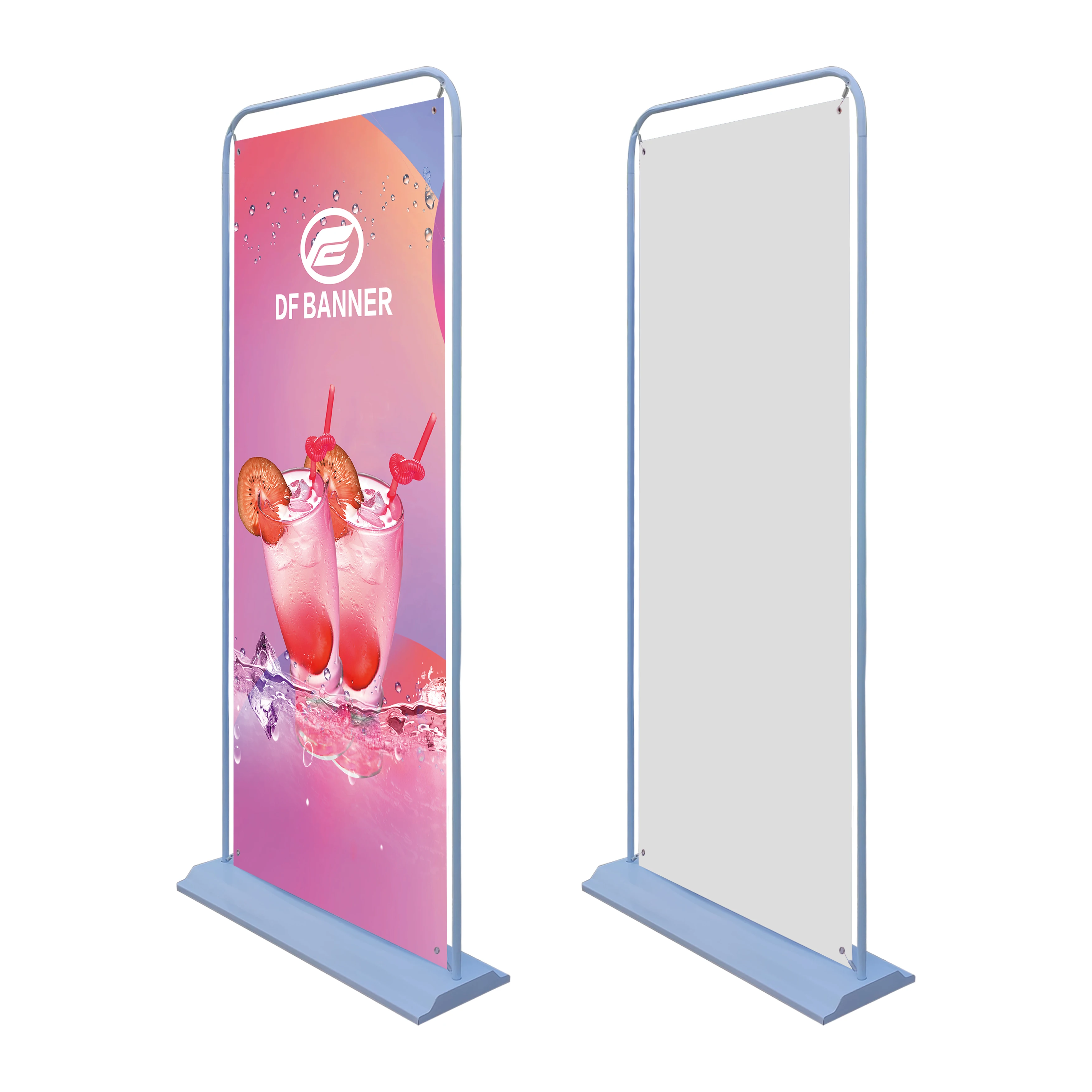 The New Listing Advertising Display Door Shape Banner Stand Outdoor