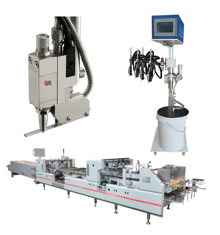 Gluing Machine Cold Glue Gun Automatic Cold Glue System For Point Or Line Spray Pasting Machine