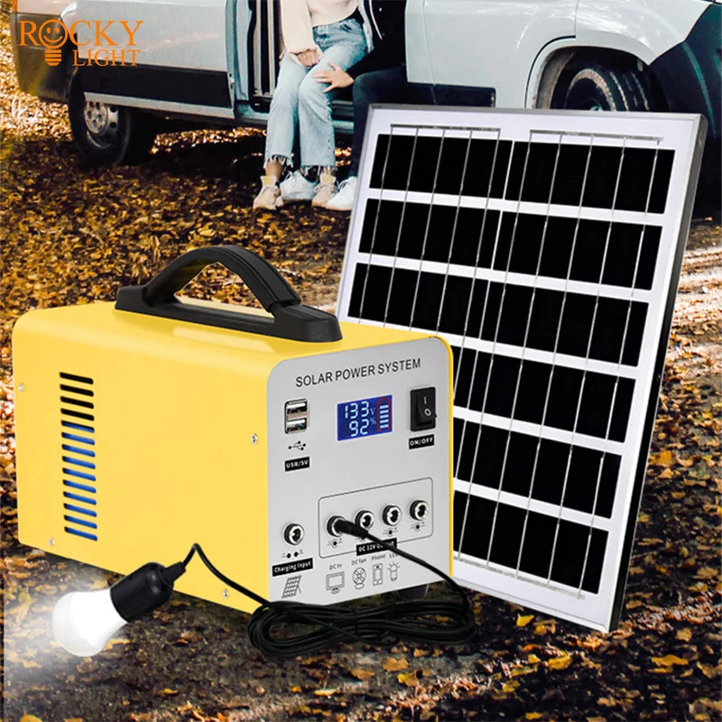 Solar power generation system Household emergency power energy storage power Portable solar energy storage system components