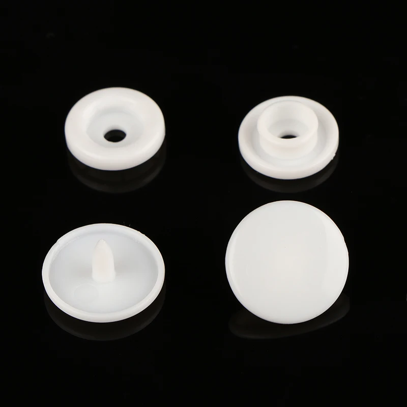 Factory Direct Cheap 14mm Durable Plastic Snap Fastener Buttons For Labor Uniforms Raincoat PVC Bags