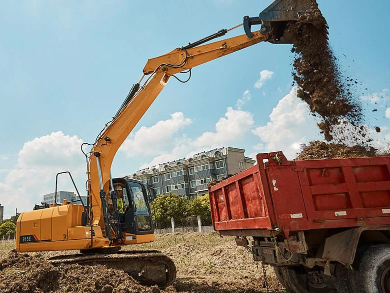 China High Quality 915E 14T 15Ton Road Small Digger Crawler Excavator for Sale