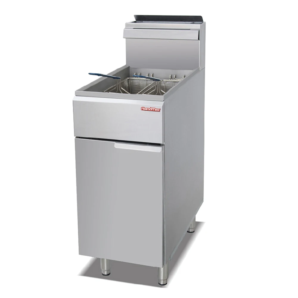 Commercial Gas Fryers Manufacturing Chips Frying Machine Kitchen Equipment Machine