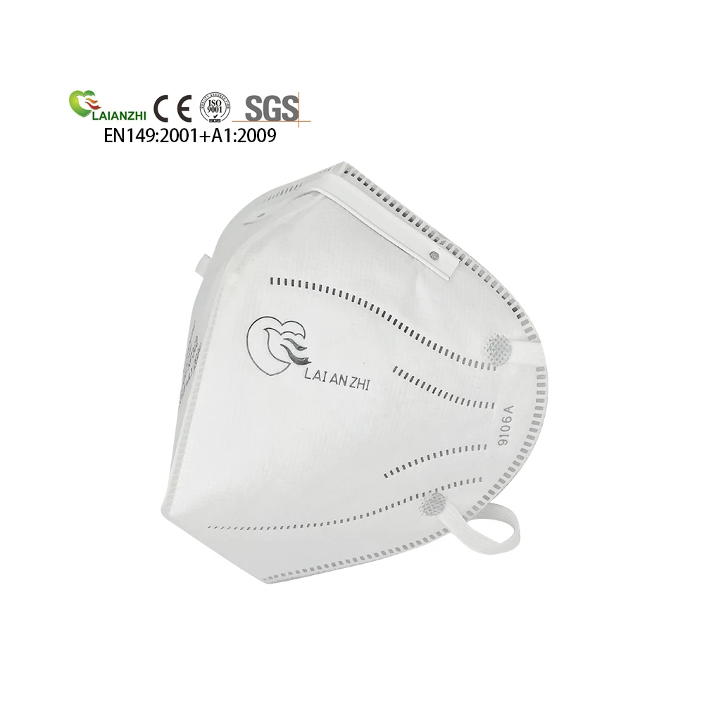 Manufacturers wholesale EN 149 white anti dust FFP3 headband  non woven foldable disposable protective masks ffp3 face mask