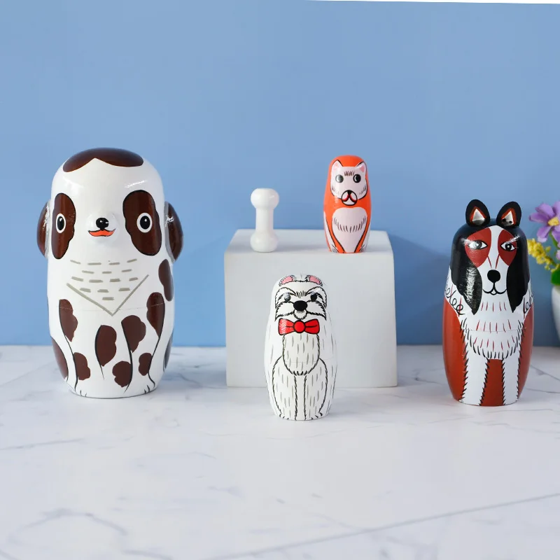 Оптовая продажа Подарочная Деревянная Русская кукла персонализированная русская на заказ