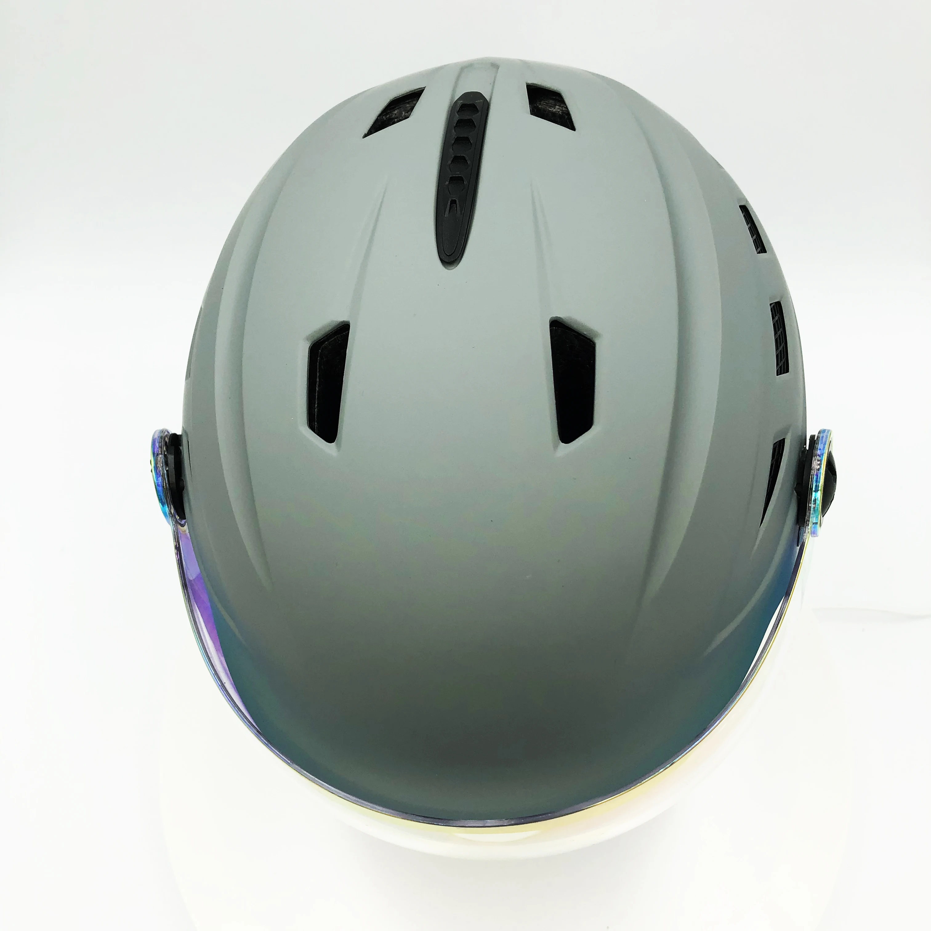 CE ASTM Skiing Snowboard with goggles ABS shell Adjustable Helmet for Kids Youth and Adult