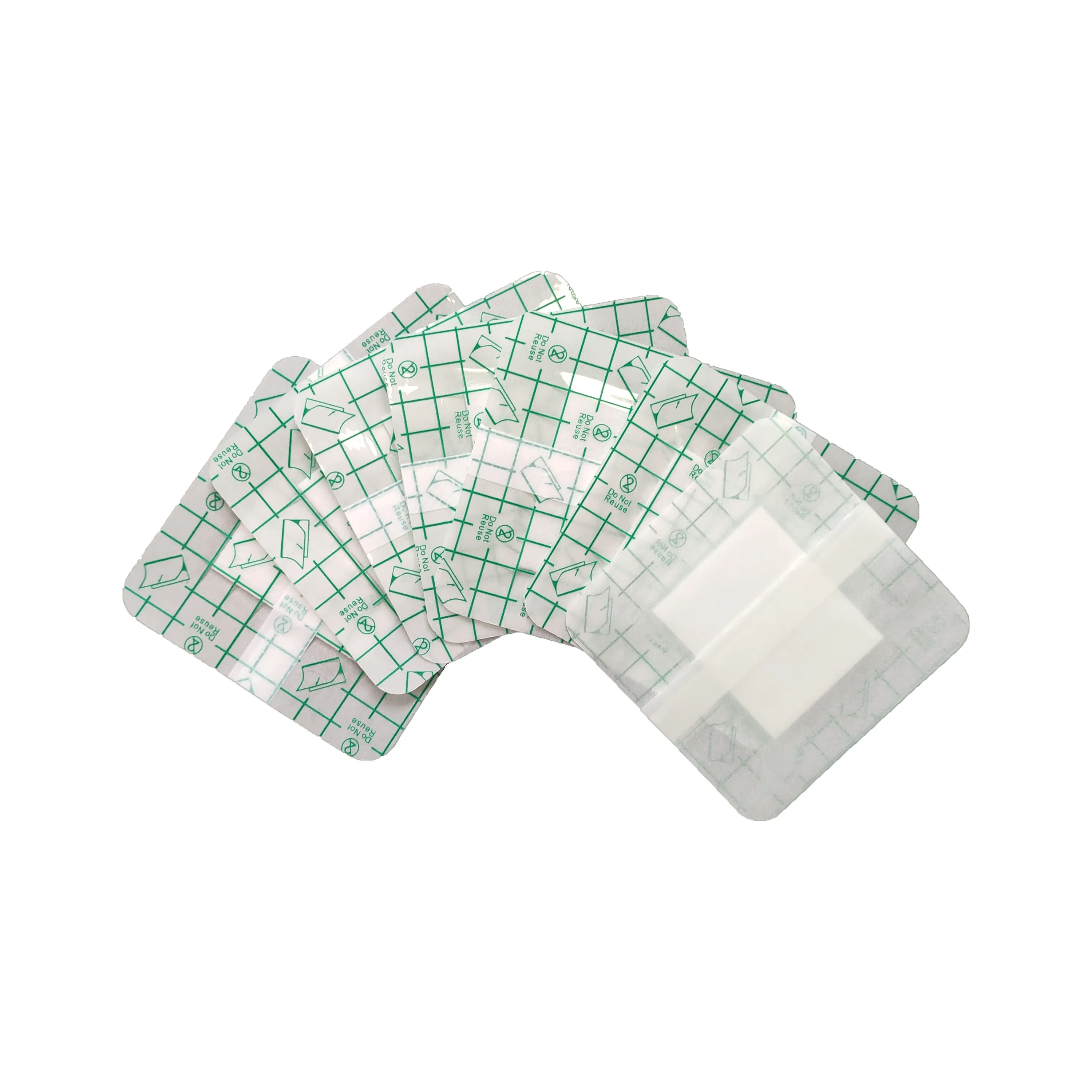 customized medical frame type waterproof island transparent wound dressing First aid kit adhesive EO medical