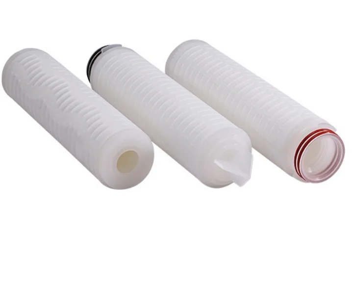High Efficiency Pleated PP Yarn Filter 5 Micron Cartridge For Gas Filter