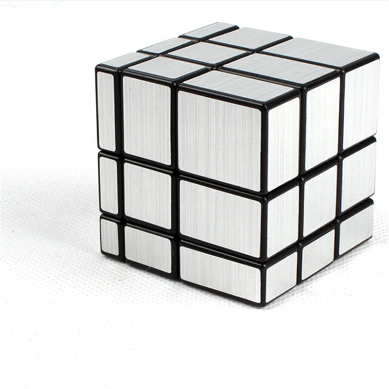 
5.7cm gold silver special-shaped mirror magic cube environment-friendly ABS third-order intelligence magic cube 