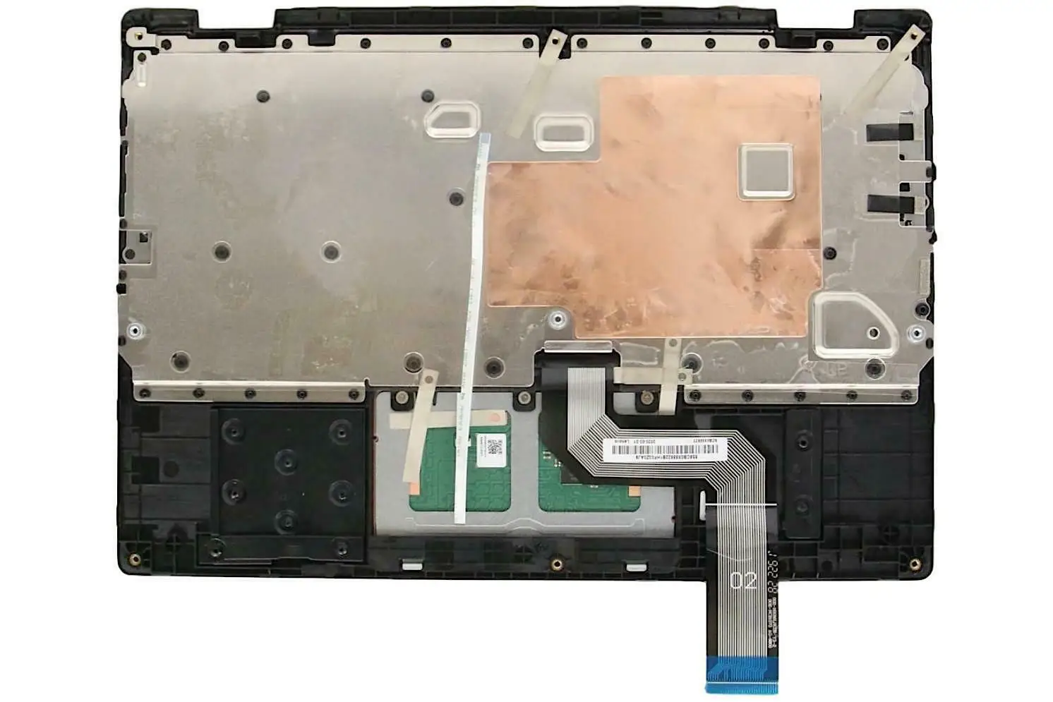 5CB0X55522 Laptop UK Keyboard Palmrest Touchpad Assembly for Lenovo Chromebook 300e 2nd Gen MTK 81QC Notebook Upper Case Cover