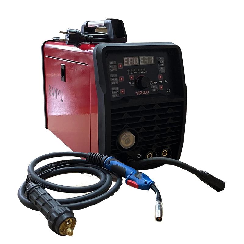 MIG-200 welder mig tig mma welding machine multi functions double voltage machine