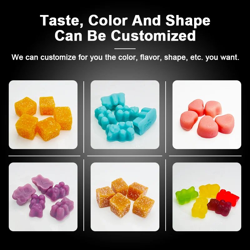 Customized Black Seed Oil Gummies Vegan Black Cumin Seed Oil and Honey Gummies For Hair Growth