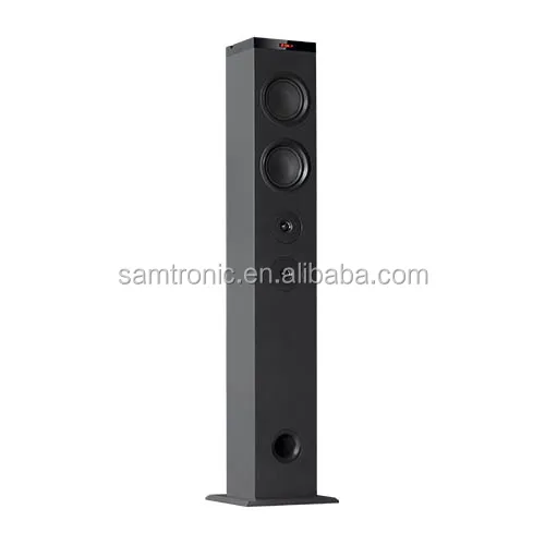 Samtronic 2.0CH BT Деревянная Башня Колонка напольная колонка с держателем для телефона и телефоном 5v usb зарядное устройство беспроводной домашний