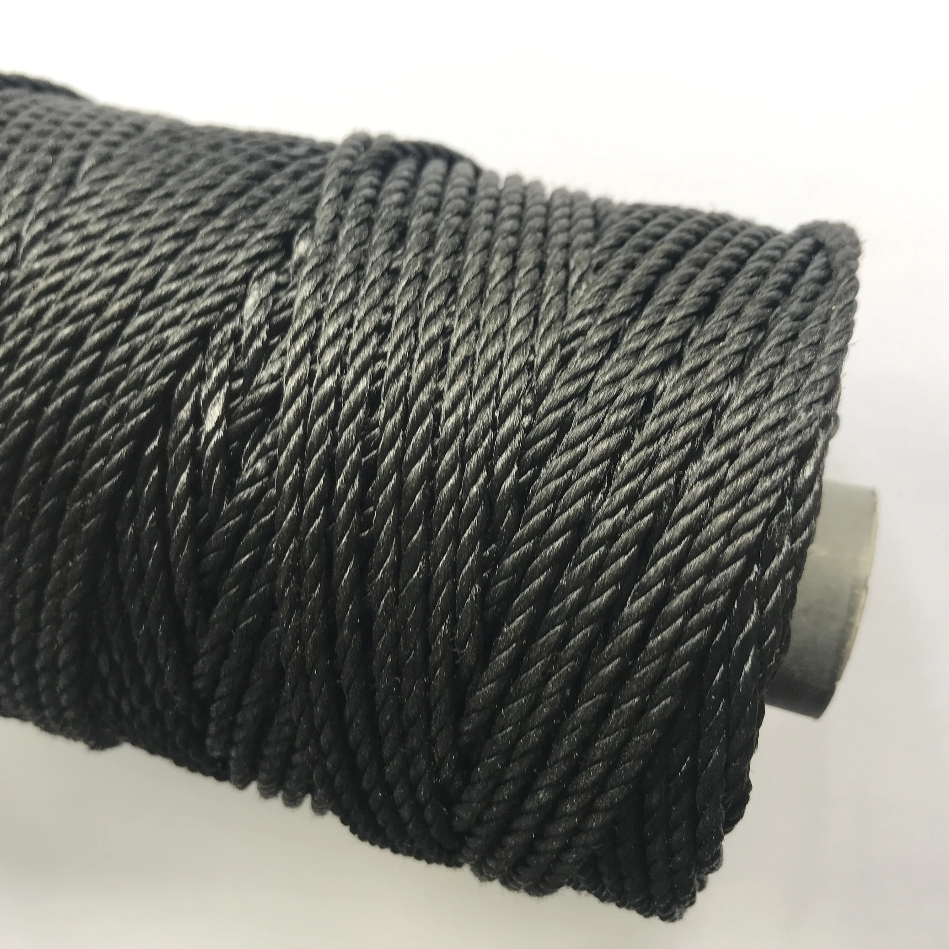 100% Nylon(PA) tarred cord for fishing net