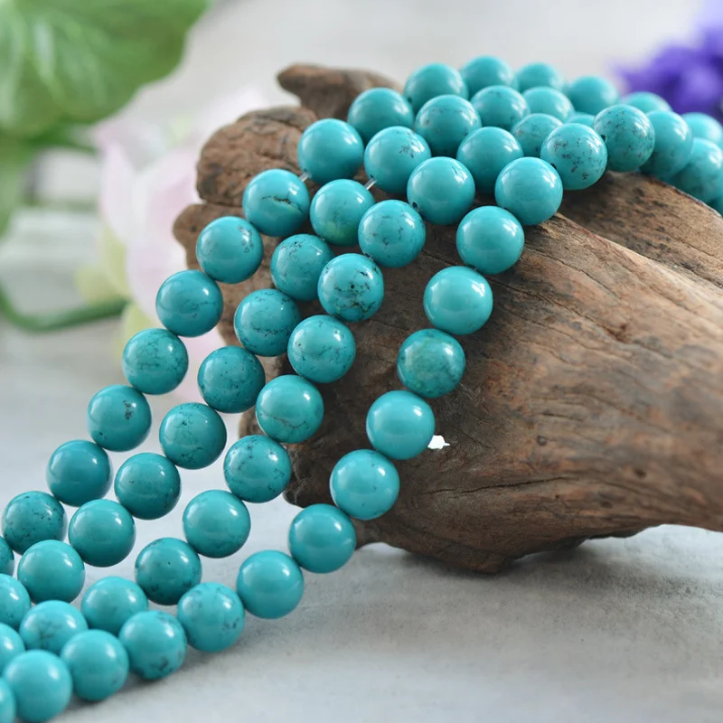
Optimized turquoise ball loose pine products wholesale factory direct sales gemstone bead crystal beads wholesale beads 