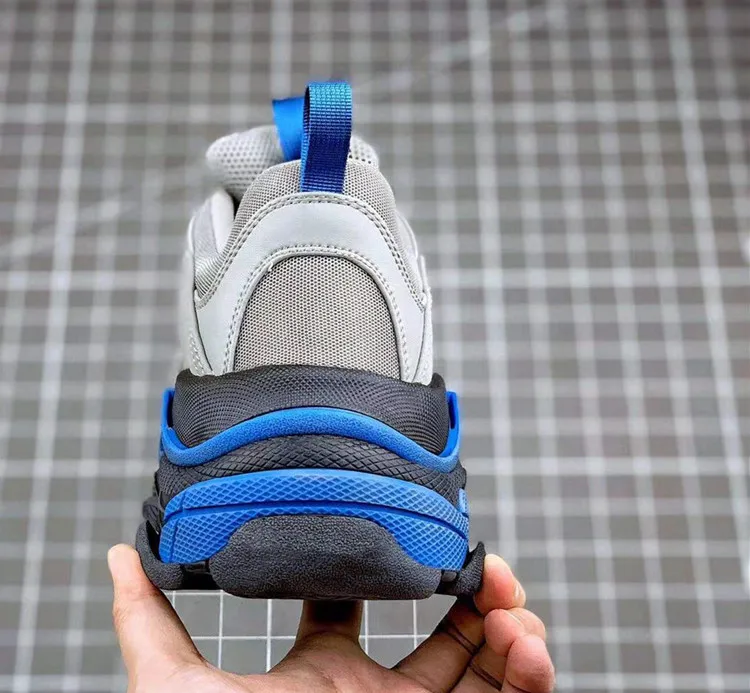 2022 new arrivals top quality Original  luxury brands BB walking style shoes men crystal bottom BB triple s sneakers stock shoes