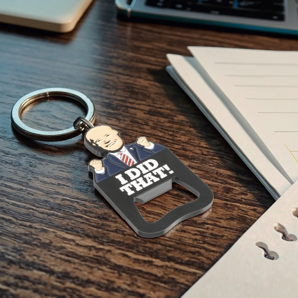 Customized Cartoon Figure Zinc Alloy Beer Bottle Opener Portable Anime Opener Slogan Christmas Event Gifts Soda Bottle Opener