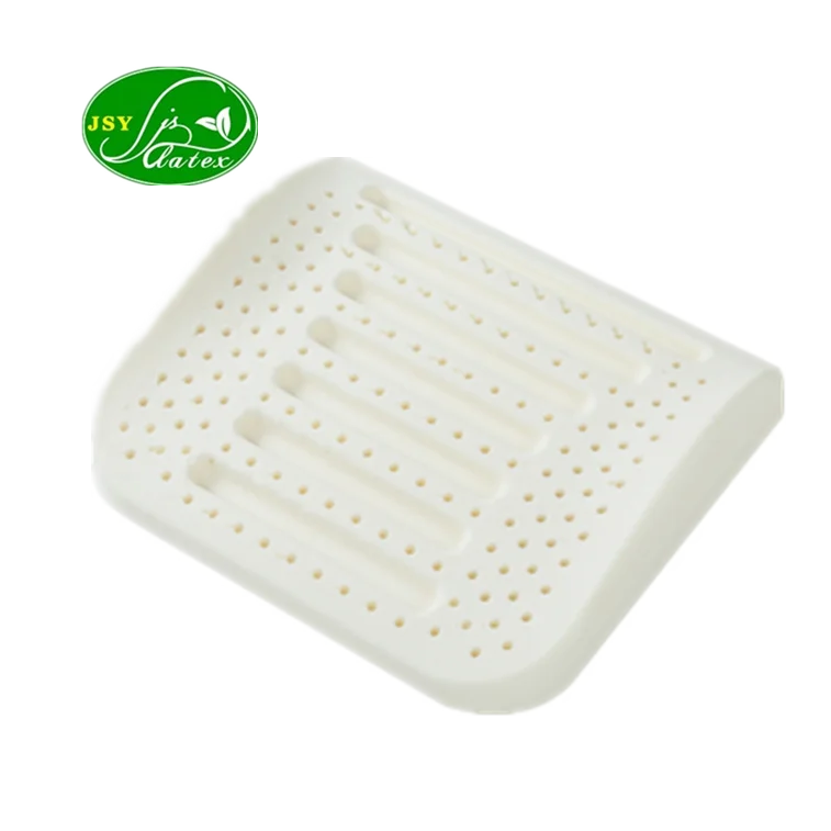 
oem wholesale natural foam latex waist massage pillow good price office chair car seat sofa cushion back support made in china 